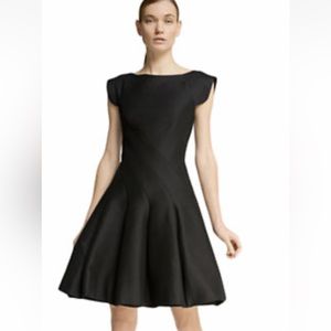 Halston Heritage fit and flare dress